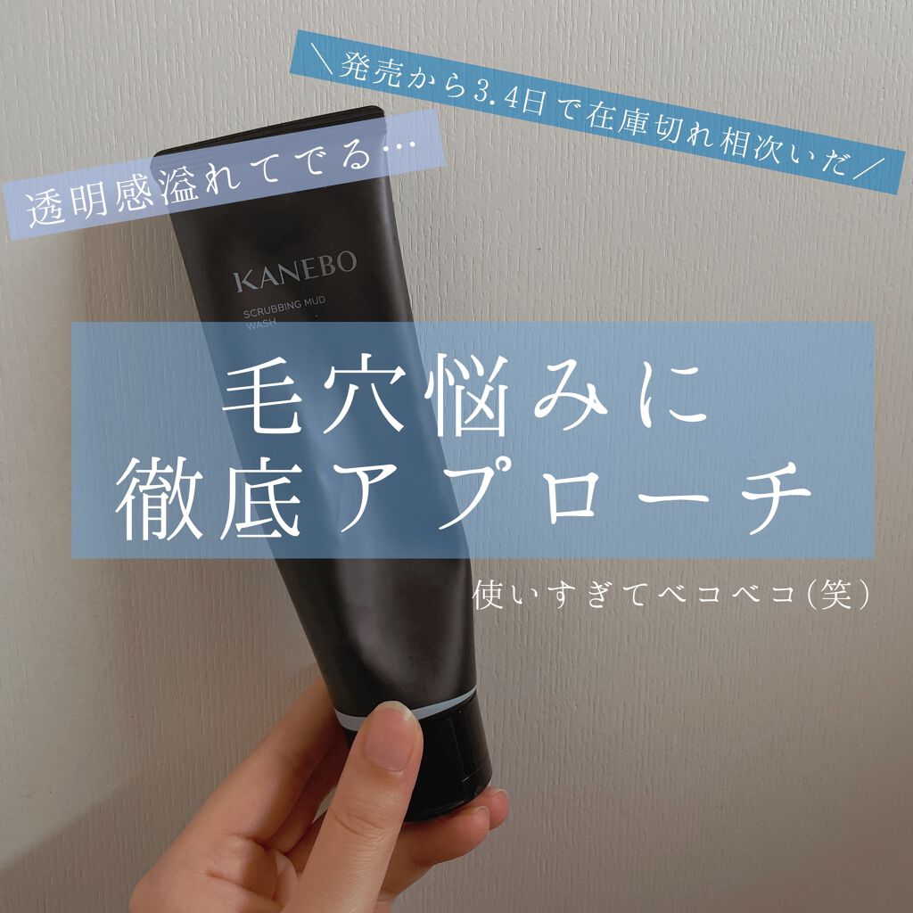 スクラビング　マッド　ウォッシュ/KANEBO/洗顔フォームを使ったクチコミ（1枚目）
