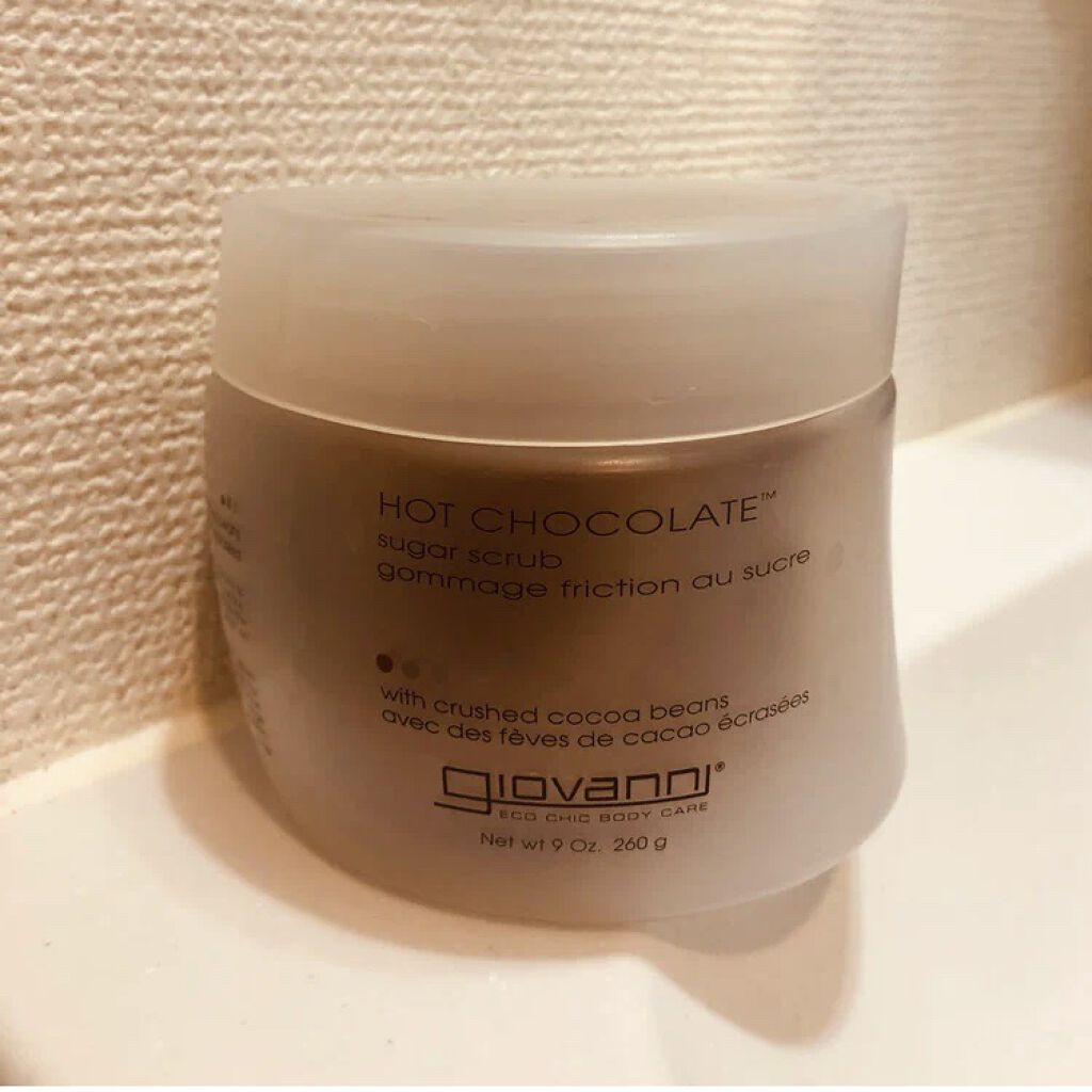 ジョヴァンニ シュガー ボディスクラブ ホットチョコレート/giovanni/ボディスクラブを使ったクチコミ（1枚目）