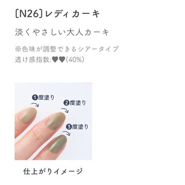 カラフルネイルズ N26 レディカーキ/キャンメイク/マニキュアを使ったクチコミ（2枚目）