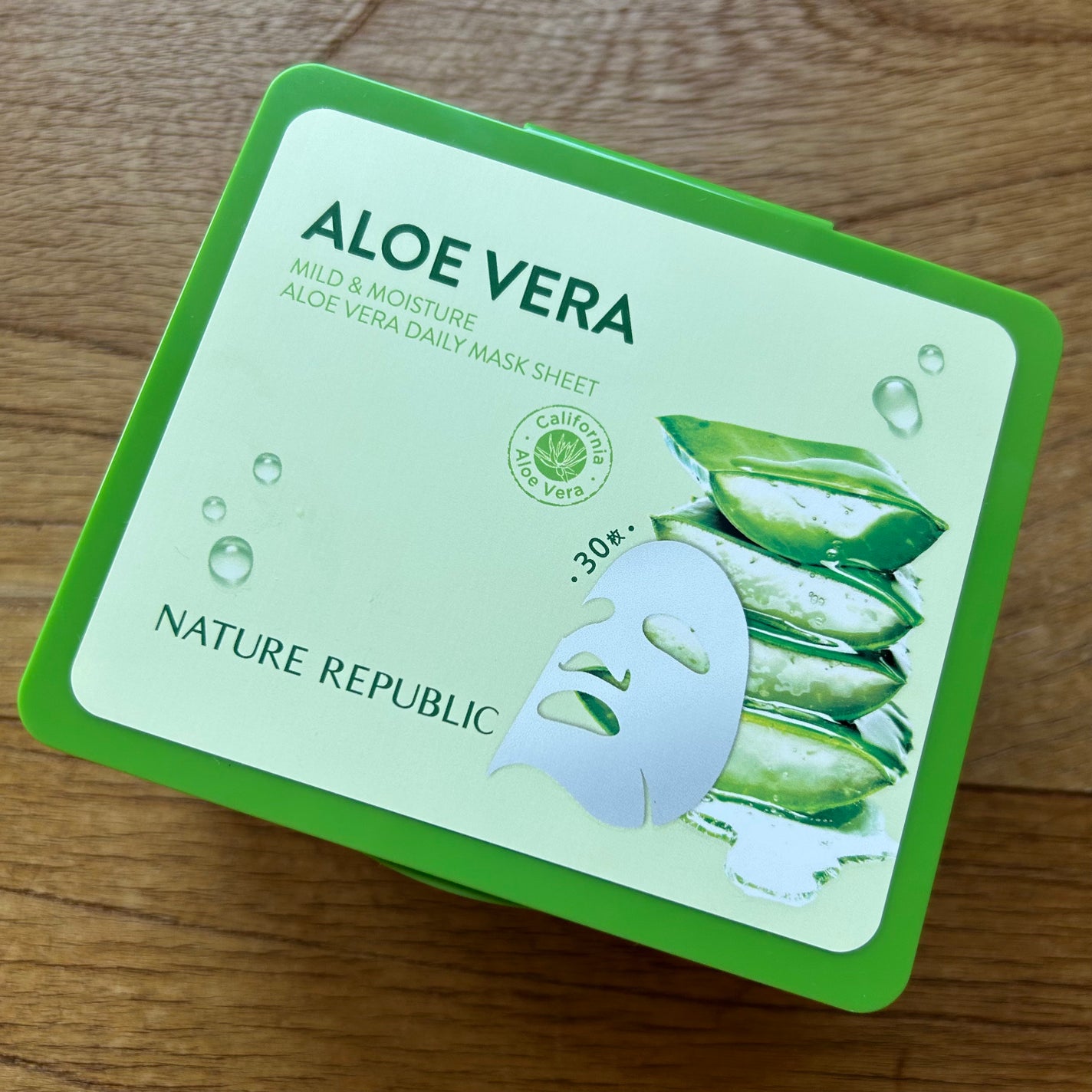 マイルド&モイスチャーアロエデイリーシートマスク/ネイチャーリパブリック/シートマスク・パックを使ったクチコミ(1枚目)