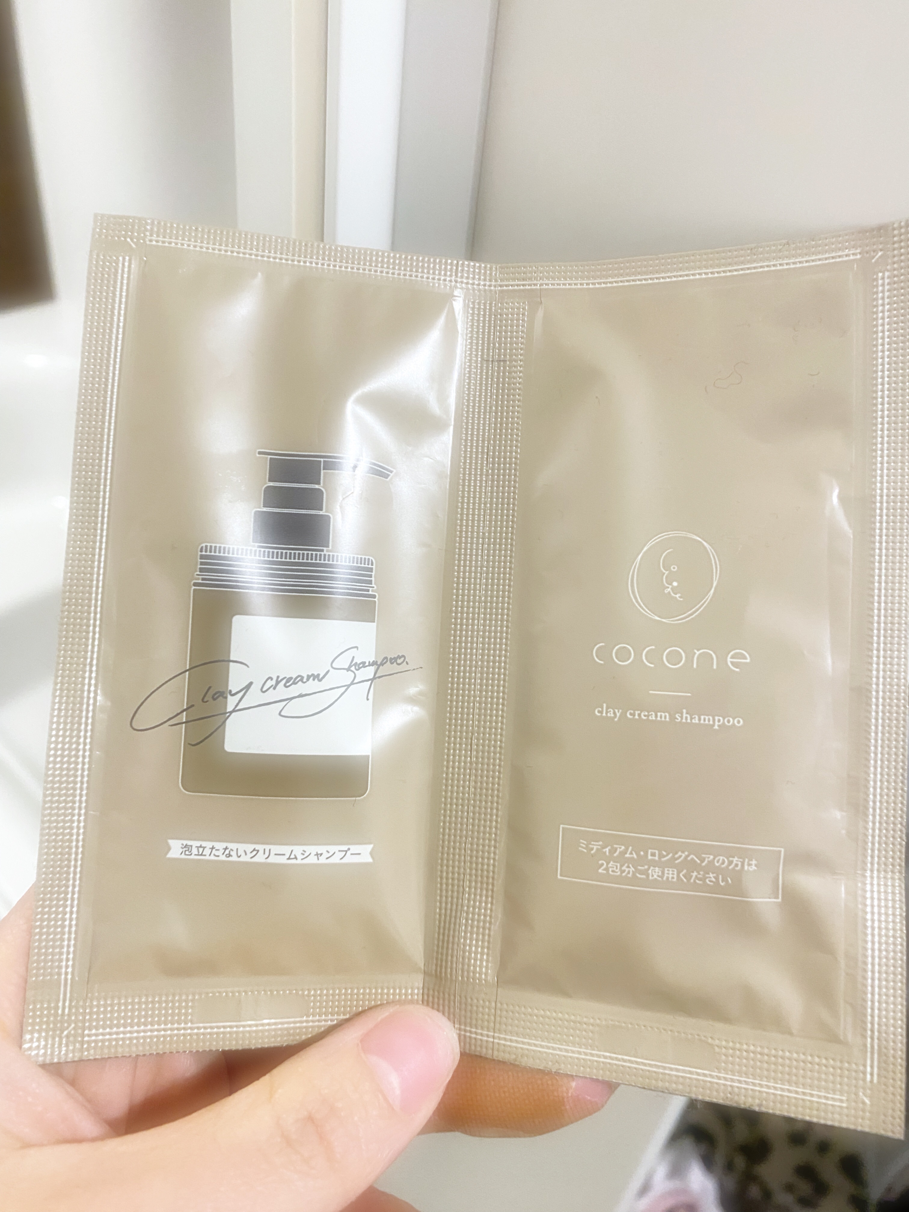 クレイクリームシャンプー（モイスト）/cocone/市販シャンプーを使ったクチコミ（1枚目）