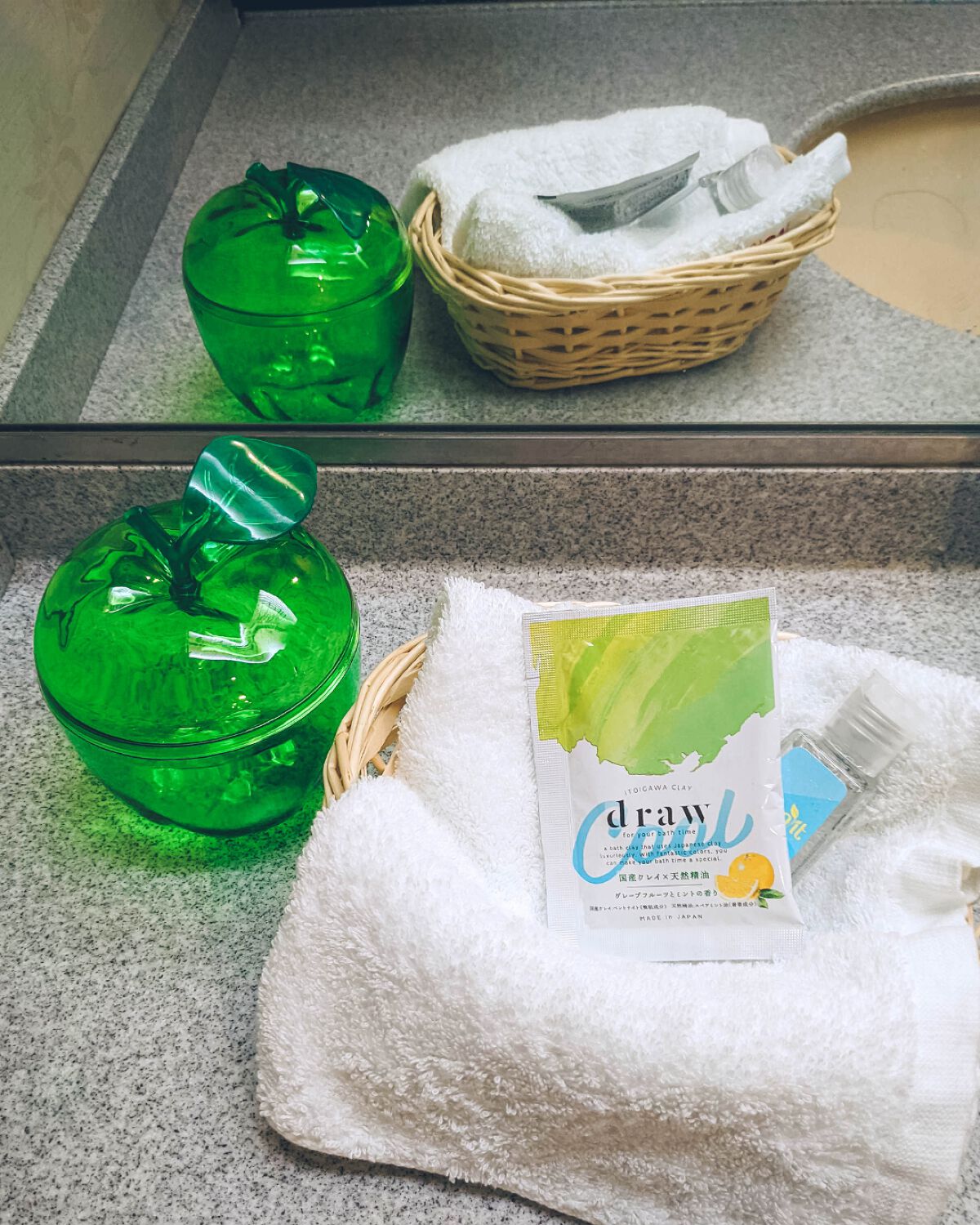 フォーユアバスタイム 入浴料 グレープフルーツ/draw/入浴剤を使ったクチコミ（3枚目）