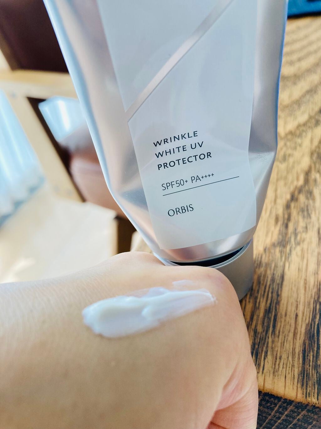 オルビス リンクルホワイト UVプロテクター/オルビス/日焼け止めクリームを使ったクチコミ(2枚目)