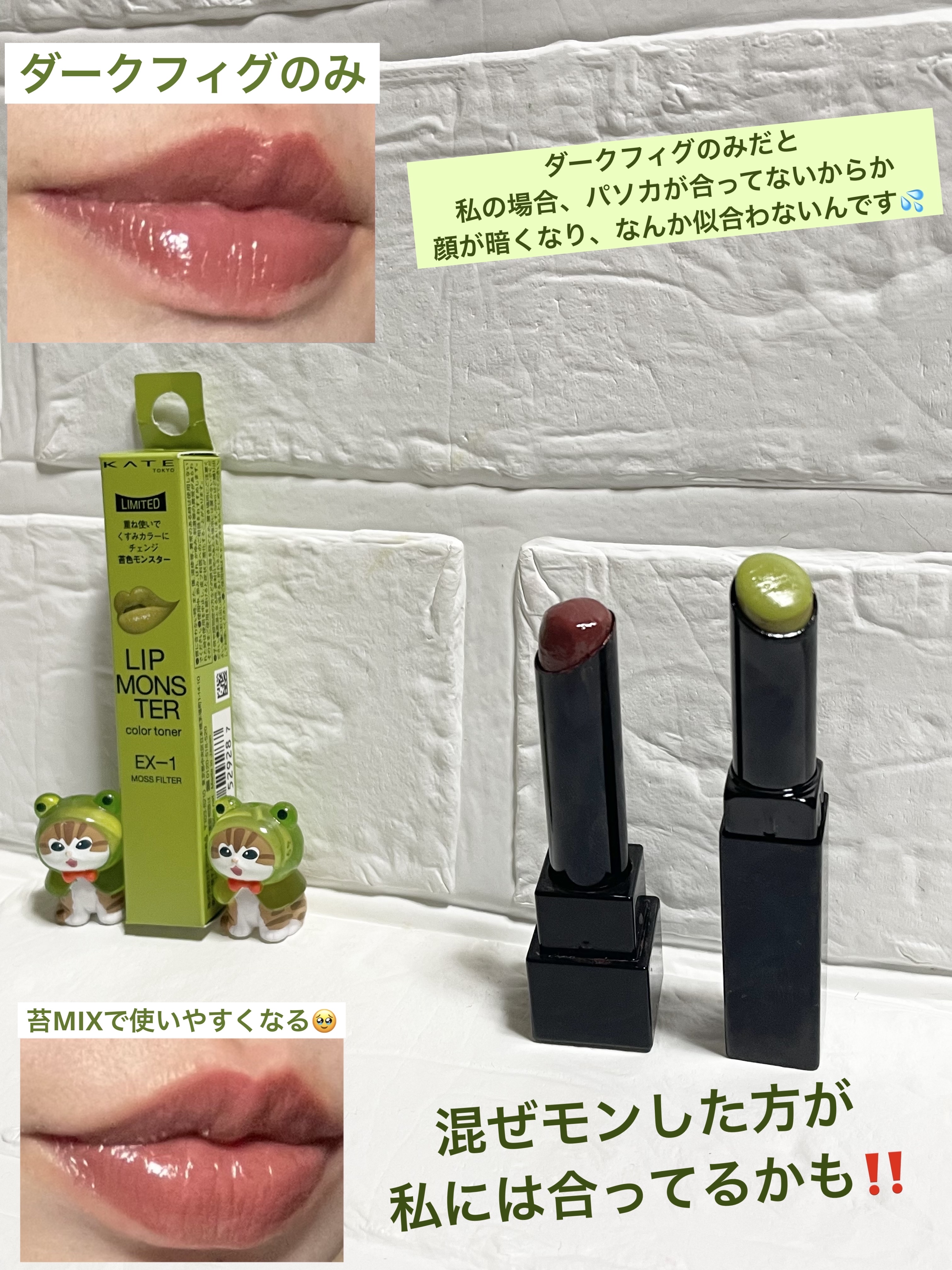 ケイト リップモンスターカラートナー/KATE/口紅を使ったクチコミ（2枚目）