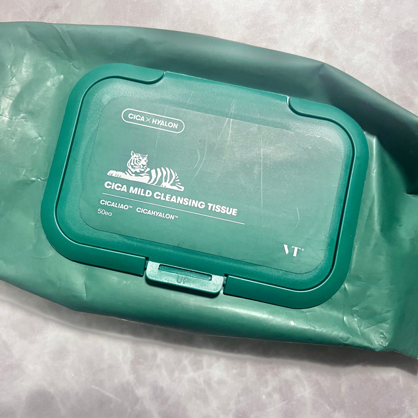 CICA マイルドクレンジングティッシュ/VT/クレンジングシートを使ったクチコミ(1枚目)