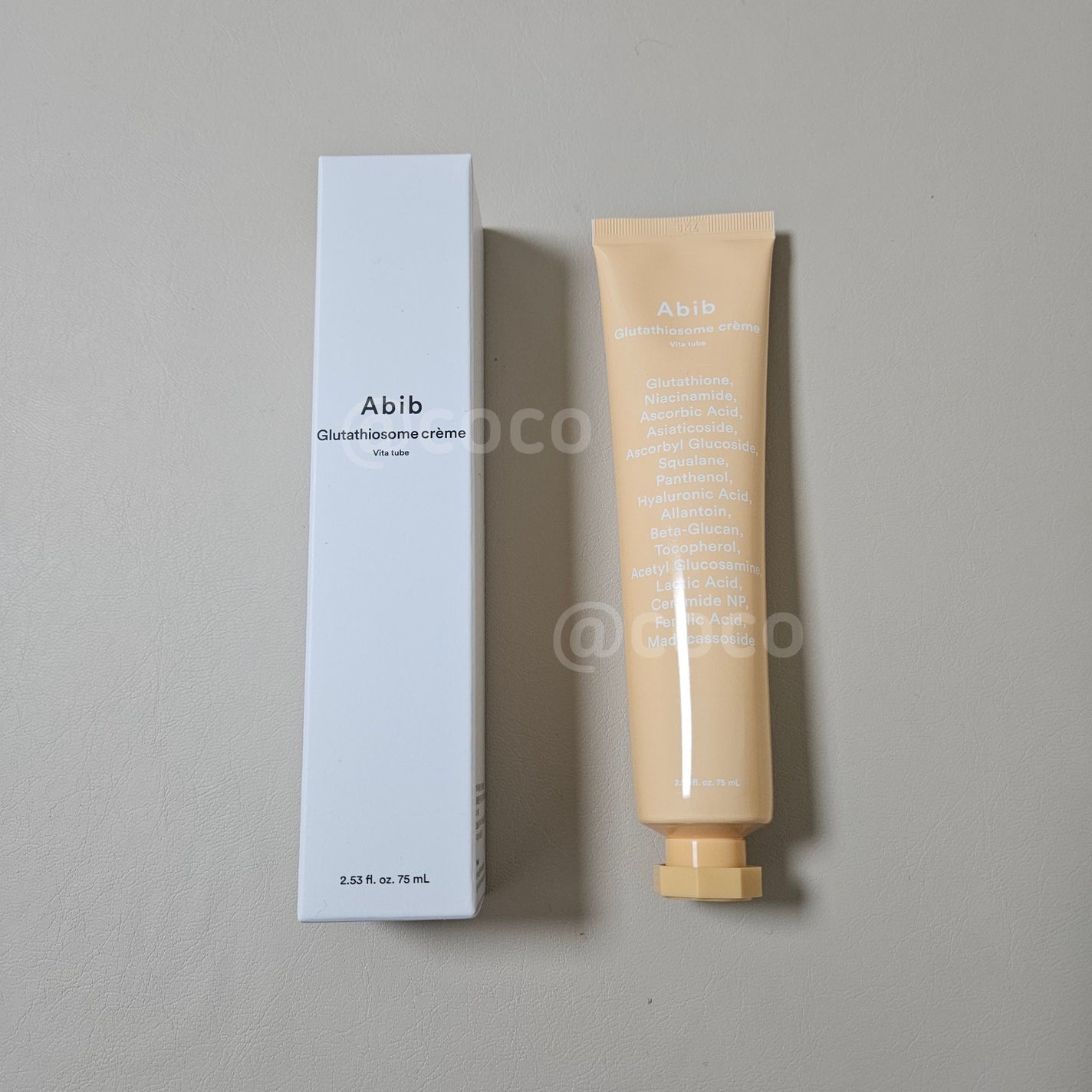 アビブ グルタチオンソームクリームビタチューブ/Abib /フェイスクリームを使ったクチコミ(1枚目)