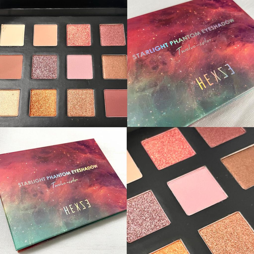 HEXZEスターライトファントム12アイシャドウ01/HEXZE(ヘックスゼ)/アイシャドウパレットを使ったクチコミ(2枚目)