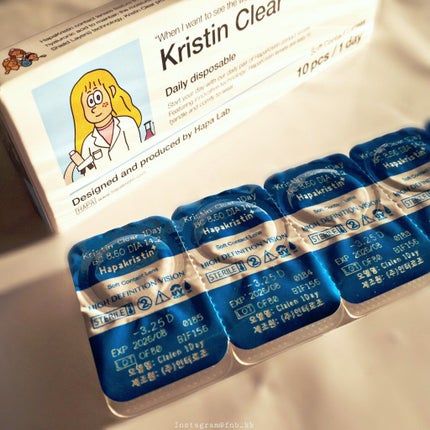 kristin clear 1day/Hapa kristin/ワンデー(1DAY)カラコンを使ったクチコミ(1枚目)