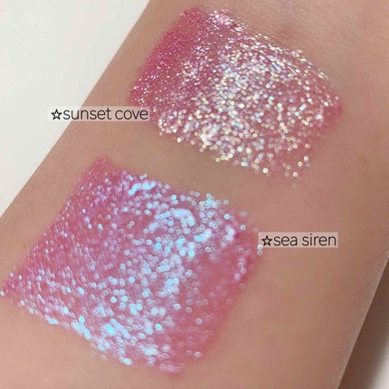 グリッター&グロウ リキッドアイシャドウ/stila/グリッターを使ったクチコミ(2枚目)