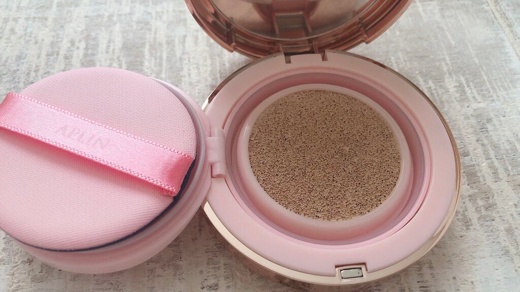 ピンクティーツリーカバークッション/APLIN/クッションファンデーションを使ったクチコミ(4枚目)