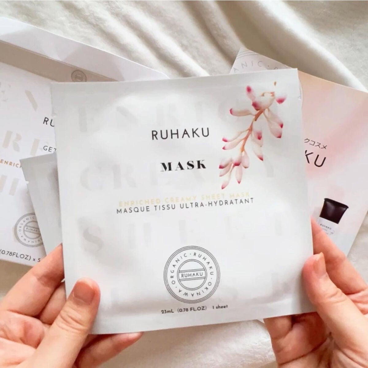 月桃エンリッチクリーミーシートマスク/琉白(ルハク)/シートマスク・パックを使ったクチコミ(5枚目)