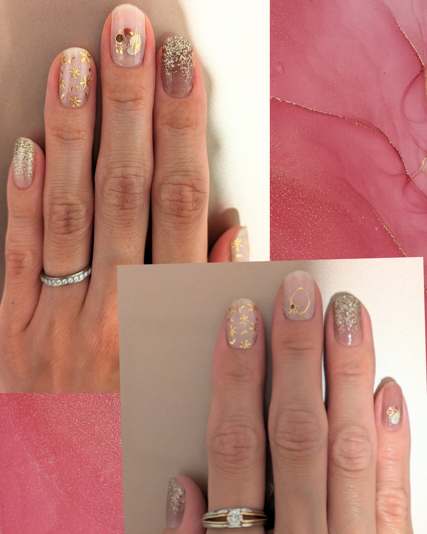 貼るジェルネイル/セリア/ネイルシールを使ったクチコミ(3枚目)