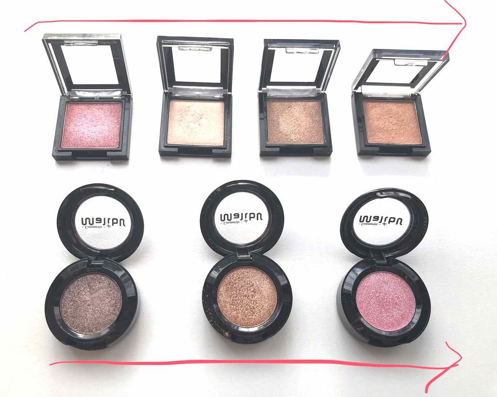 シングルアイシャドウ/マリブビューティー/単色アイシャドウを使ったクチコミ（2枚目）