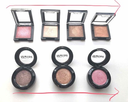 シングルアイシャドウ/マリブビューティー/単色アイシャドウを使ったクチコミ(2枚目)