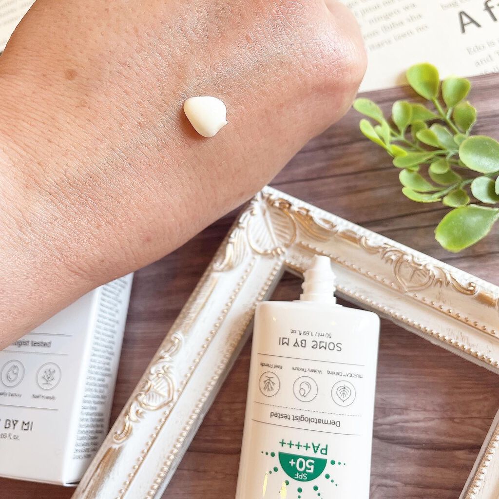 TRUECICA アクアカーミング日焼け止め/SOME BY MI/日焼け止めクリームを使ったクチコミ(2枚目)