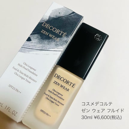 ゼン ウェア フルイド/DECORTÉ/リキッドファンデーションを使ったクチコミ(6枚目)