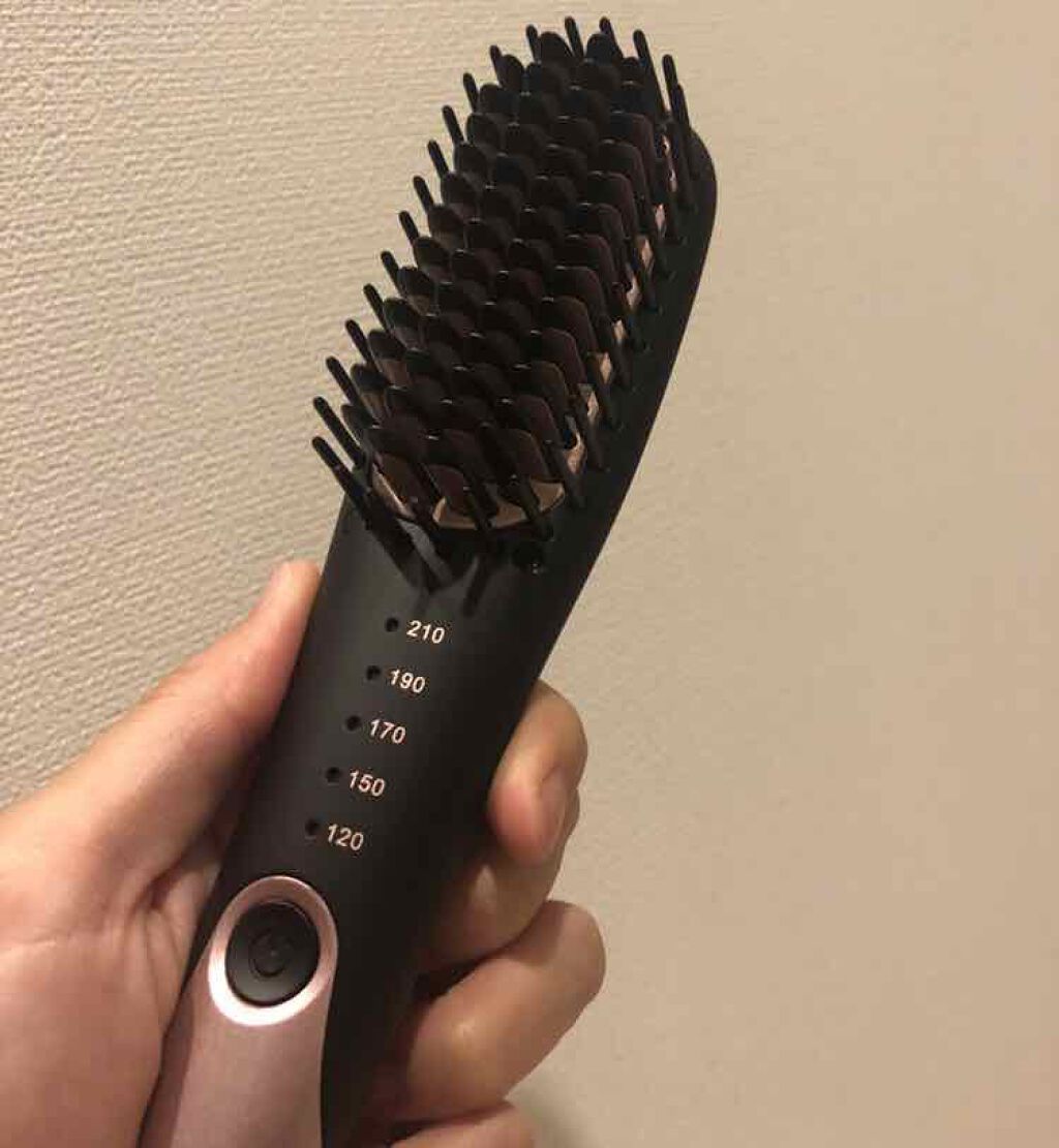 Agetuyaポータブルミニブラシアイロン（ポーチ付き）/ローネジャパン/ヒートブラシを使ったクチコミ（1枚目）