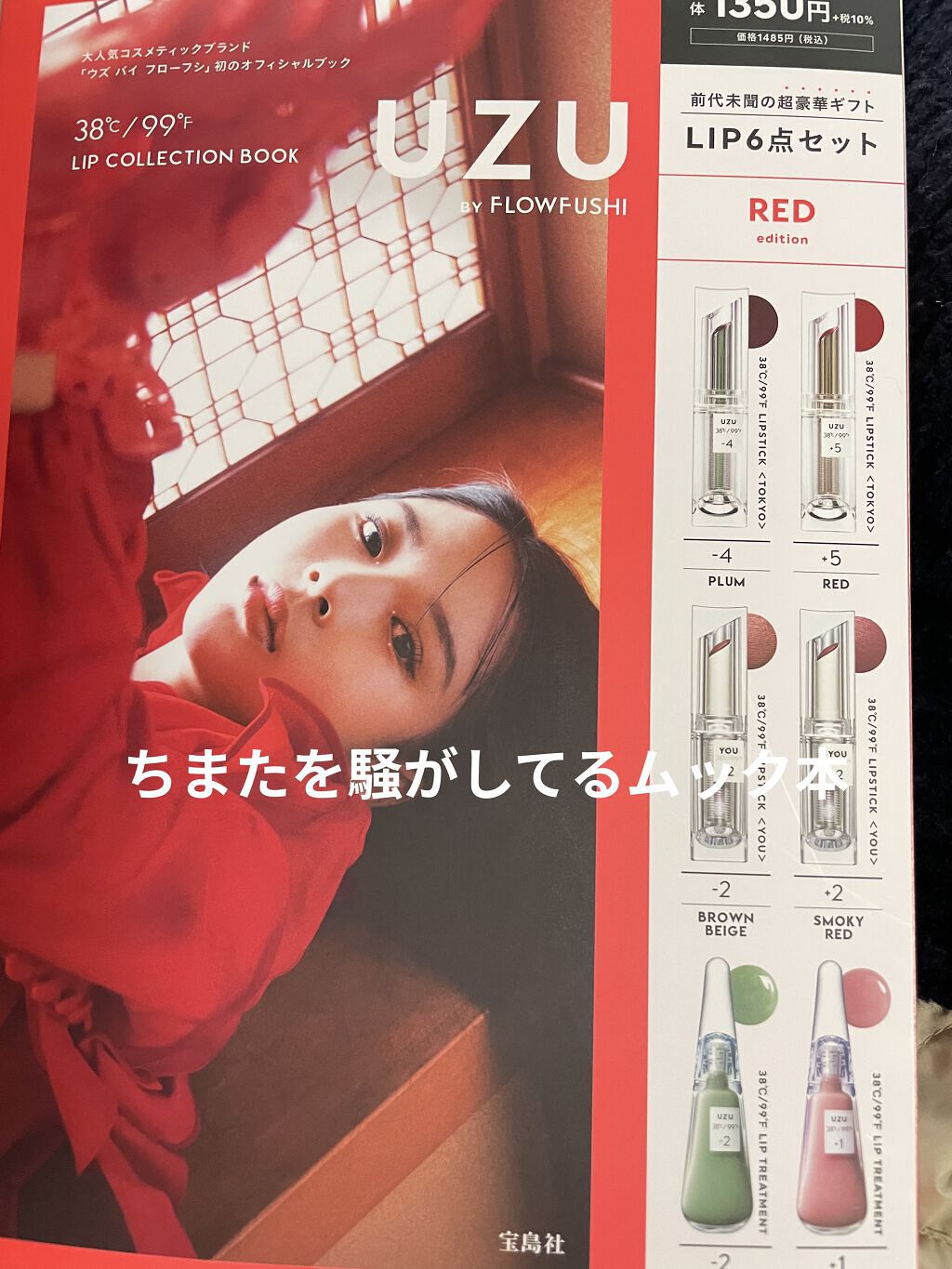 38°c/99°F   LIP COLLECTION BOOK RED edition/宝島社/雑誌を使ったクチコミ（1枚目）