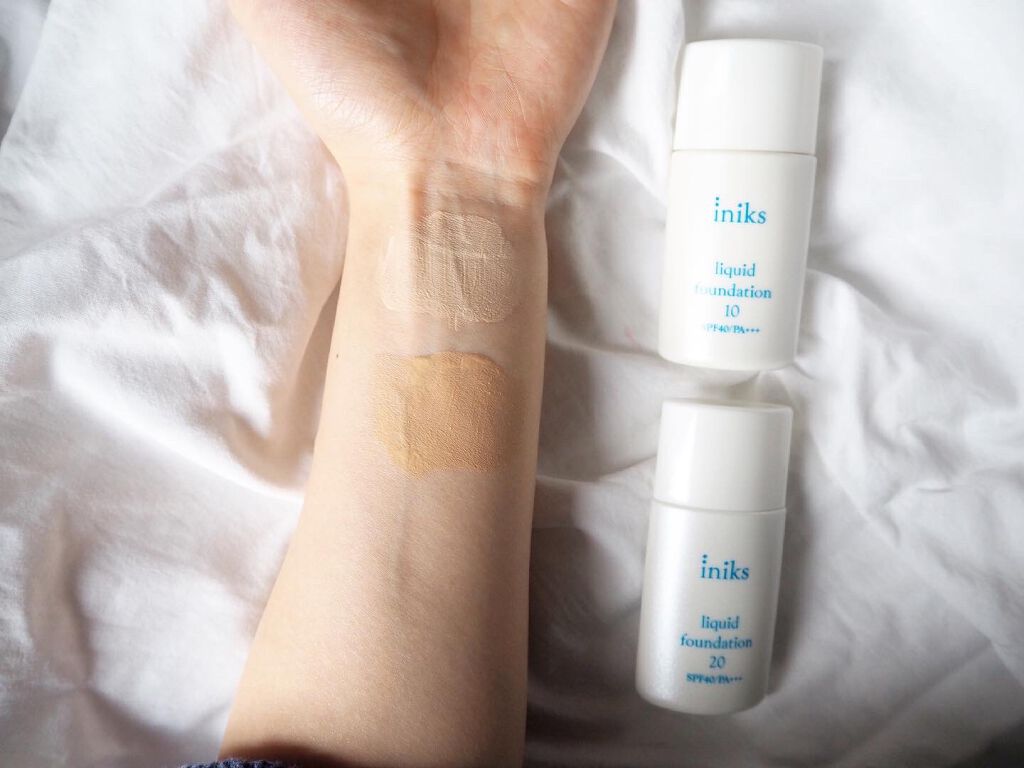 リキッド ファンデーション/iniks/リキッドファンデーションを使ったクチコミ(3枚目)