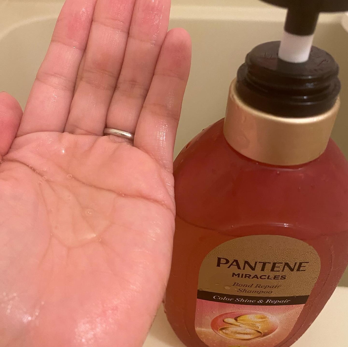 ボンド リペア (カラーシャイン & リペア) シャンプー & トリートメント/パンテーン/市販シャンプーを使ったクチコミ(2枚目)
