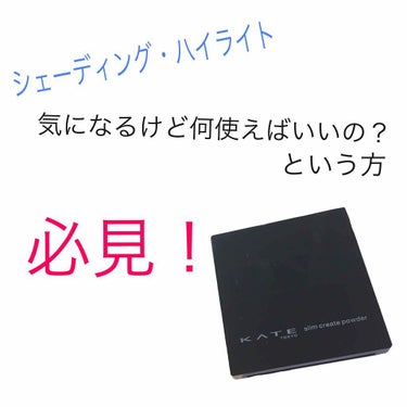 【ケイト スリムクリエイトパウダーＮ EX－1】





シェーディングもハイライトもやってみたいけど、どっちから買おうかな〜、と迷っていた時に見つけてしまいました👀⚡️
こちらはシェーディングとハイ