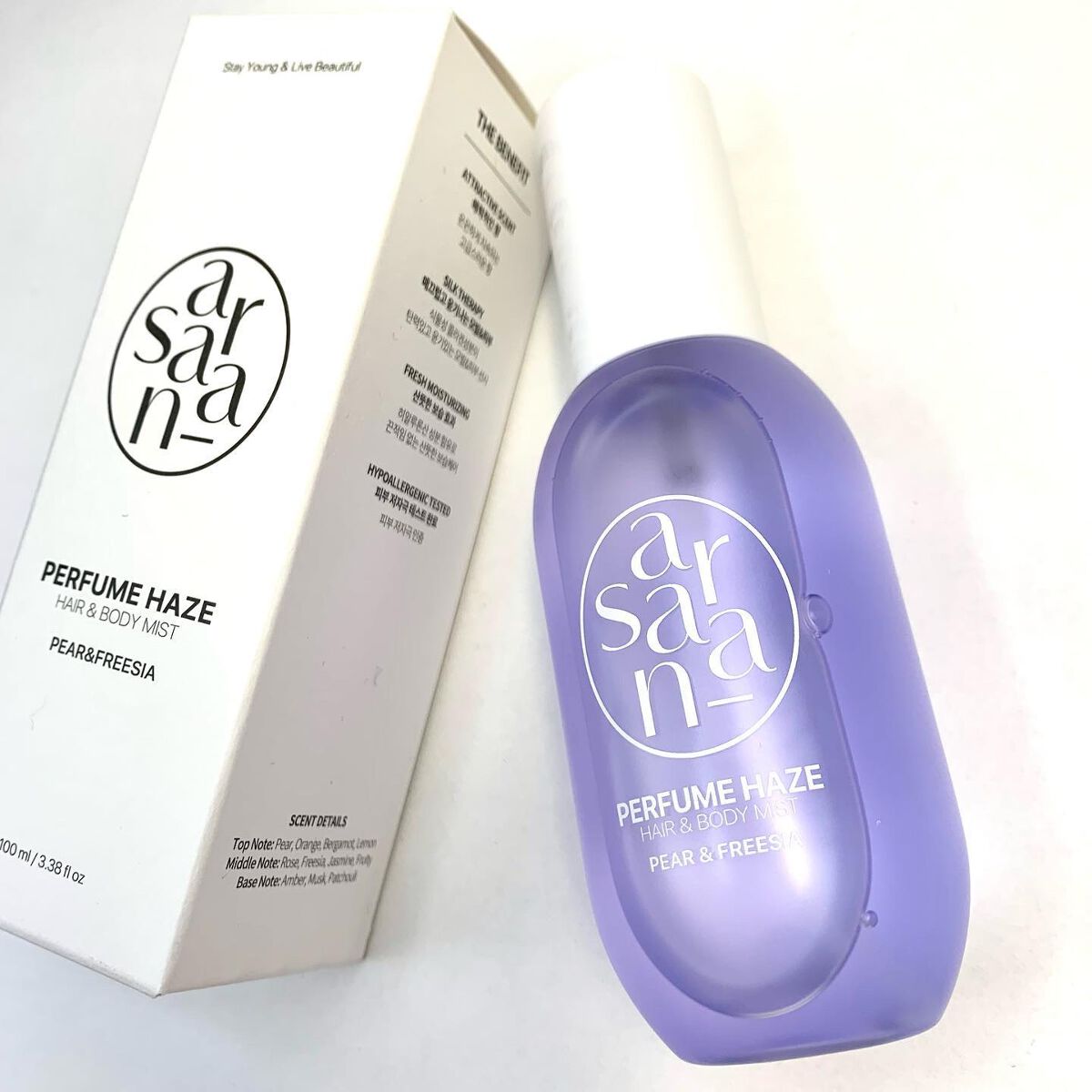 パフュームヘイズ ヘア&ボディミスト/SARANARA/ヘアミストを使ったクチコミ(2枚目)