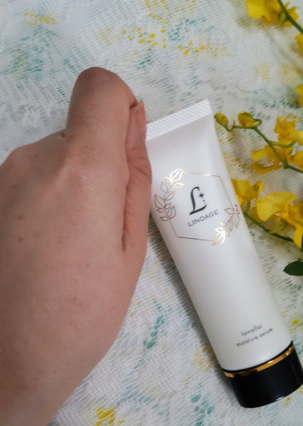 ラメラモイスチャーセラム/LINOAGE/美容液を使ったクチコミ(4枚目)