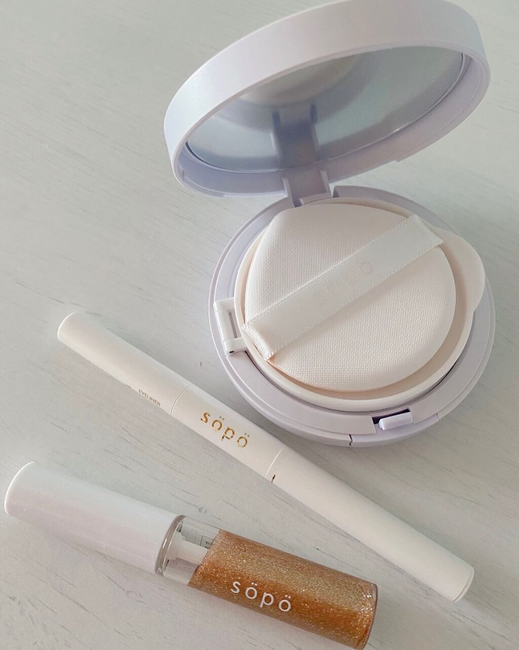 パウダー&ライナー/sopo/スティックアイシャドウを使ったクチコミ（1枚目）