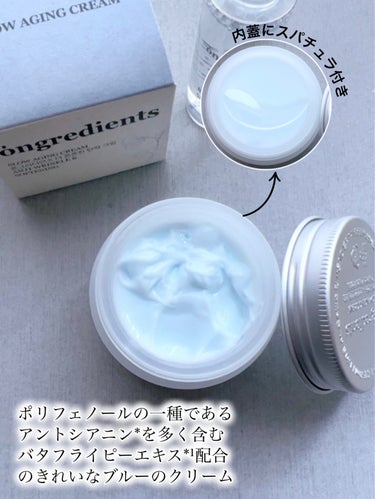 Slow Aging Cream /Ongredients/フェイスクリームを使ったクチコミ（2枚目）