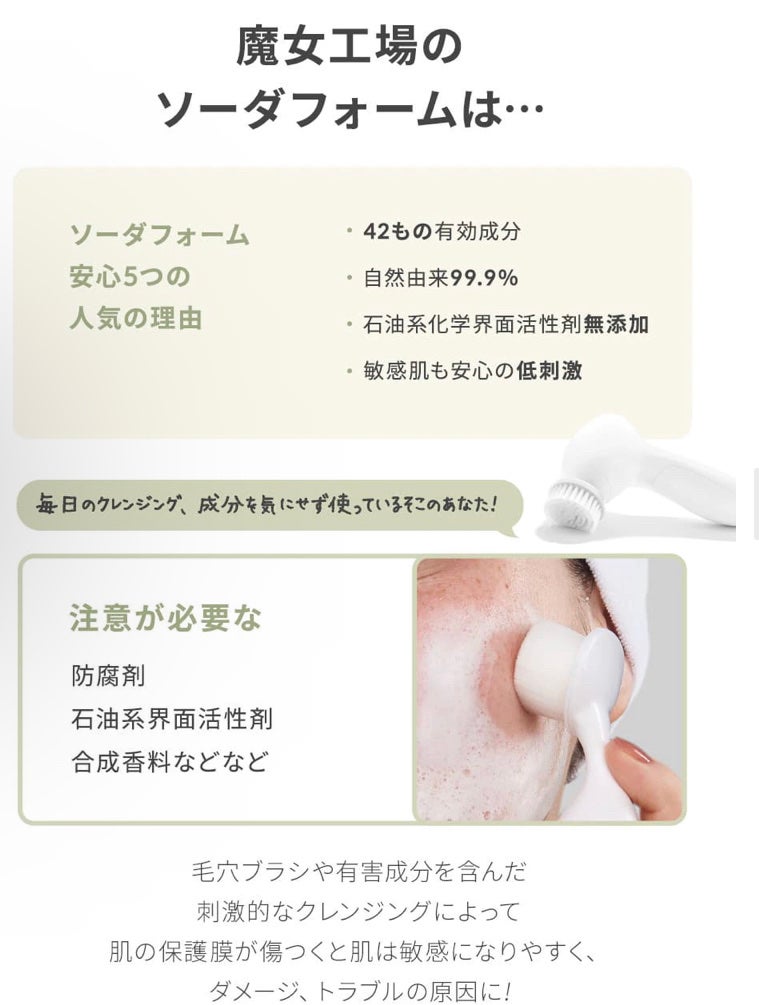 ソーダ洗顔料/manyo/洗顔フォームを使ったクチコミ(6枚目)