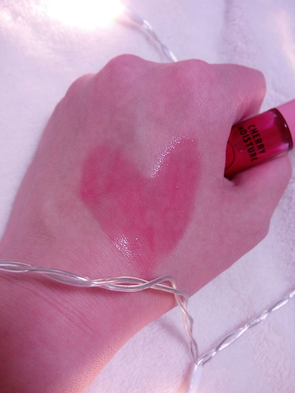 チェリーモイスチャー リップグロウ/ETUDE/リップグロスを使ったクチコミ(2枚目)