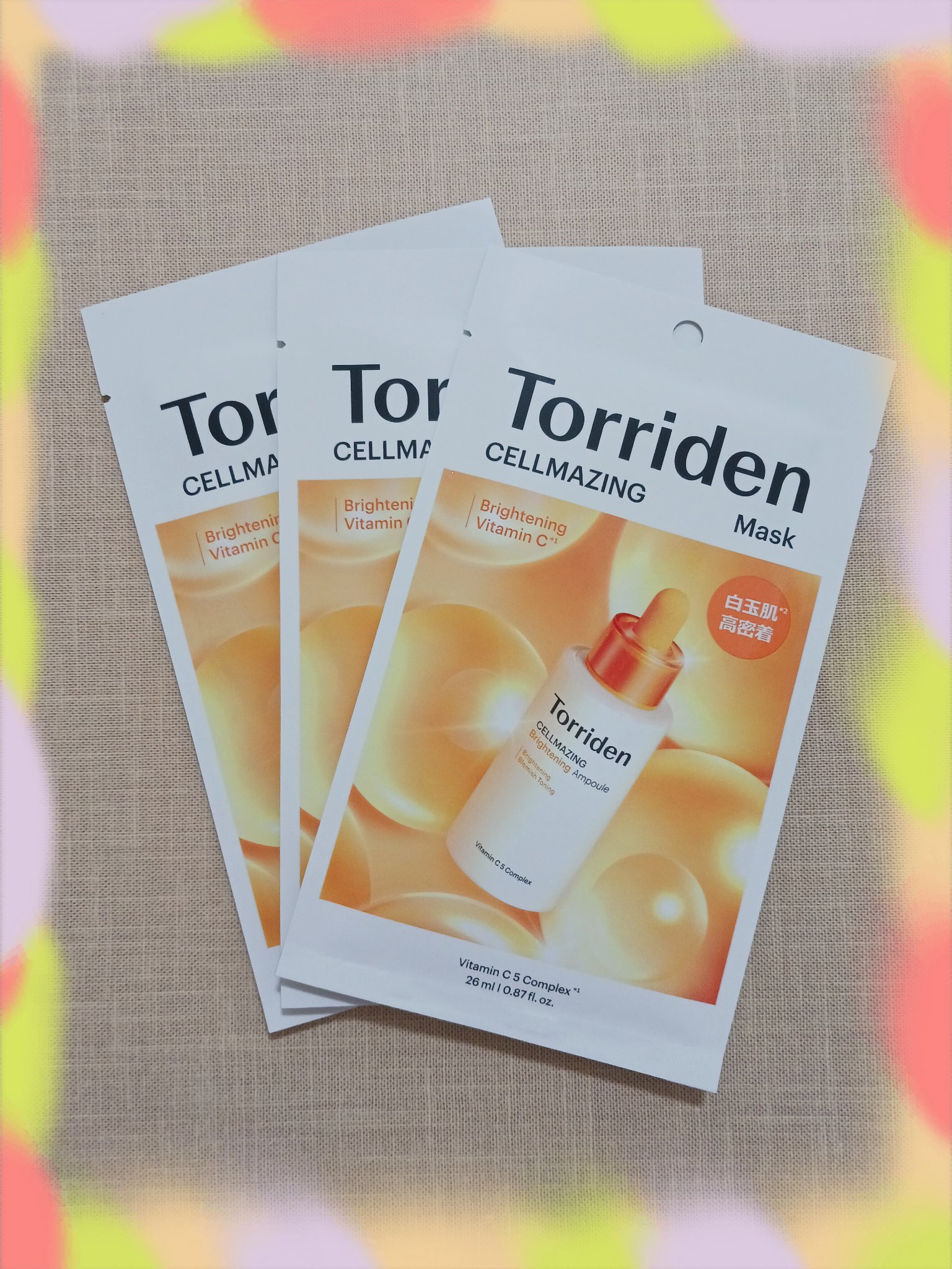 セルメイジング ビタC ブライトニングマスク/Torriden/シートマスク・パックを使ったクチコミ（2枚目）