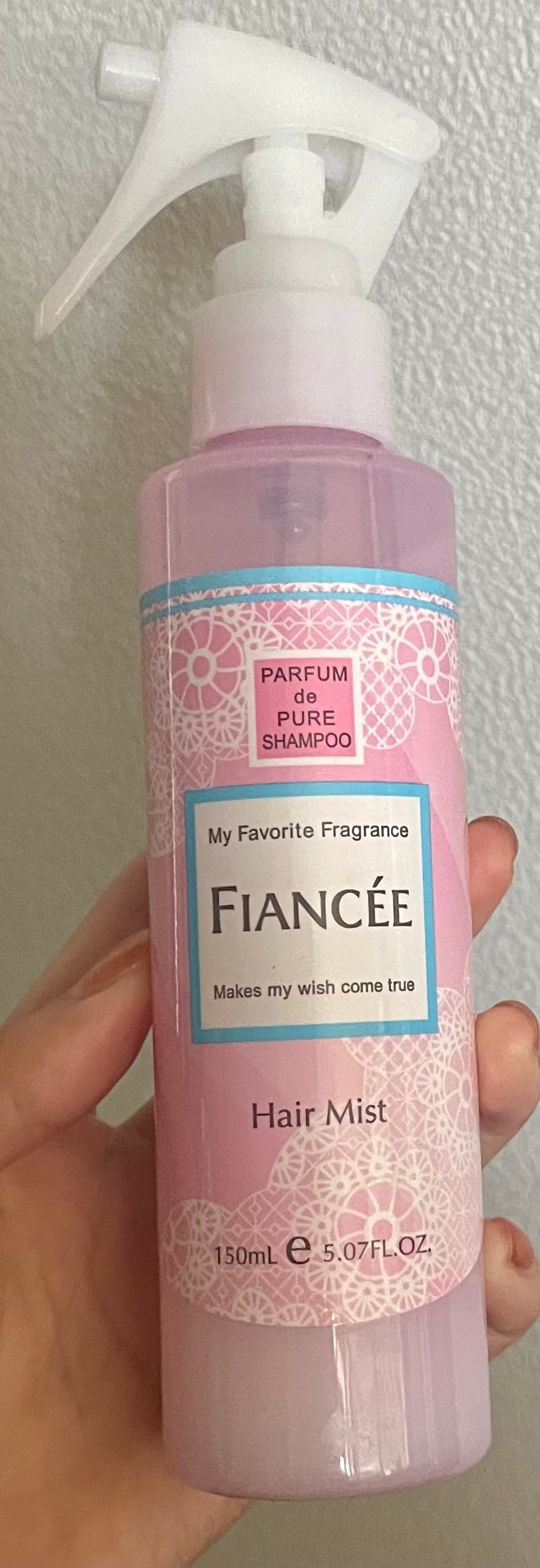フレグランスヘアミスト ピュアシャンプーの香り/フィアンセ/ヘアミストを使ったクチコミ(1枚目)