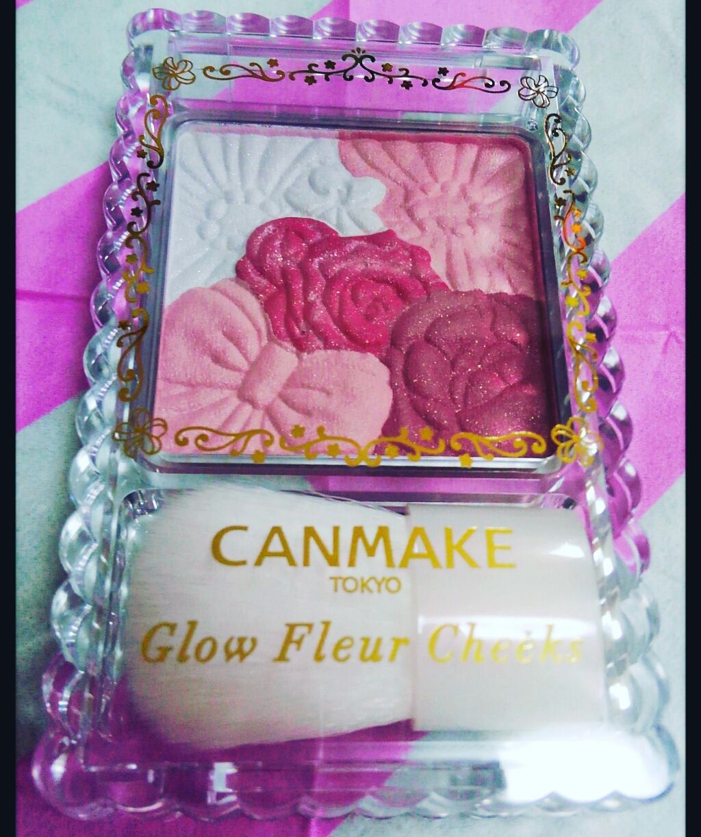 グロウフルールチークス/キャンメイク/パウダーチークを使ったクチコミ(1枚目)