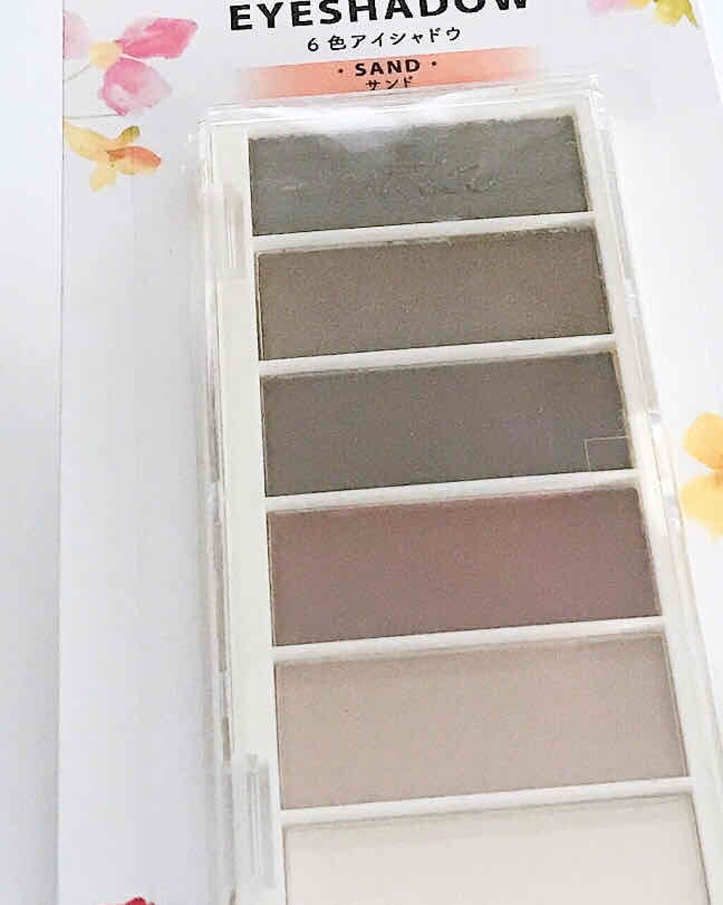 miia 6色アイシャドウ/DAISO/アイシャドウパレットを使ったクチコミ(1枚目)