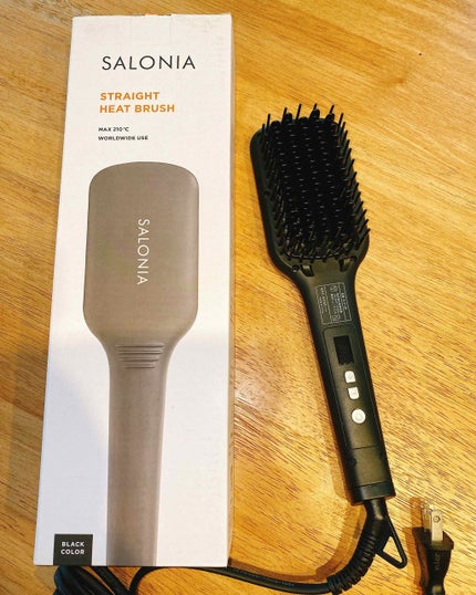 SALONIA ストレートヒートブラシ/SALONIA/ヒートブラシを使ったクチコミ(1枚目)
