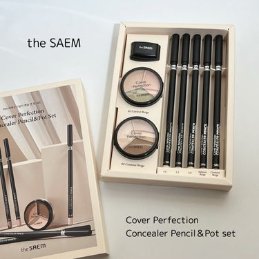 カバーパーフェクショントリプルポッドコンシーラー/the SAEM/パレットコンシーラーを使ったクチコミ（2枚目）