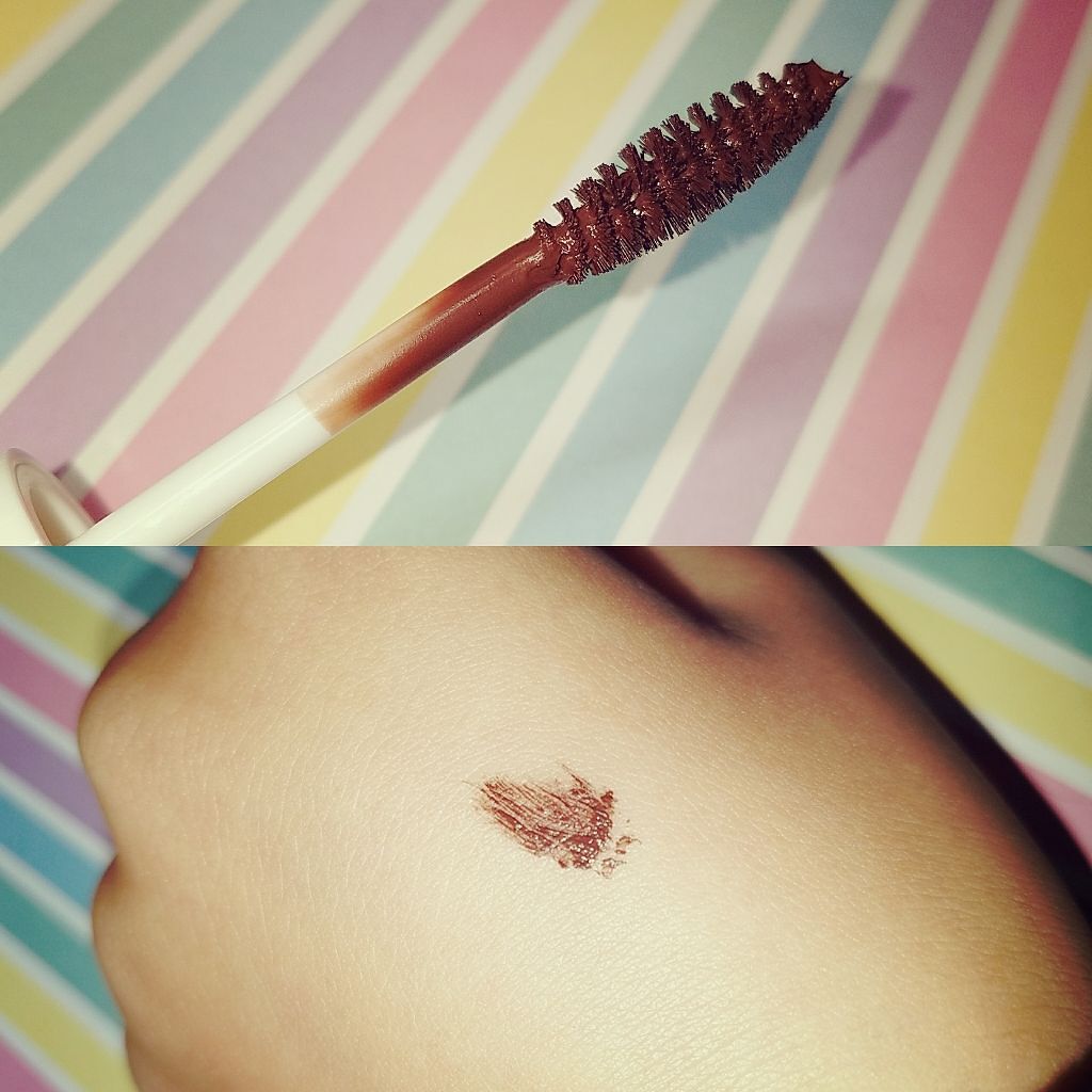 エルファープロフェッショナルマスカラ ダークブラウン/DAISO/マスカラを使ったクチコミ(2枚目)