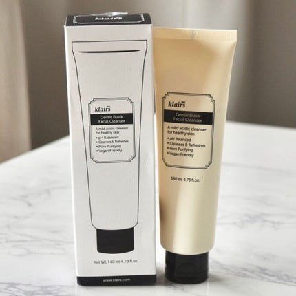 ジェントルブラックフェイシャルクレンザー(140ml)/Klairs/洗顔フォームを使ったクチコミ(8枚目)