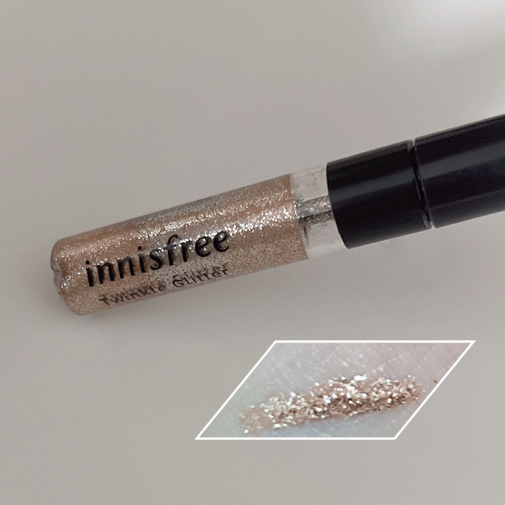 トゥインクル グリッター/innisfree/リキッドアイライナーを使ったクチコミ（1枚目）