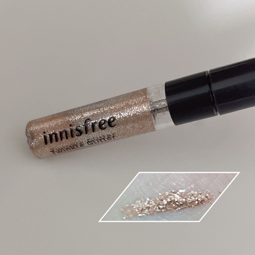 トゥインクル グリッター/innisfree/リキッドアイライナーを使ったクチコミ(1枚目)