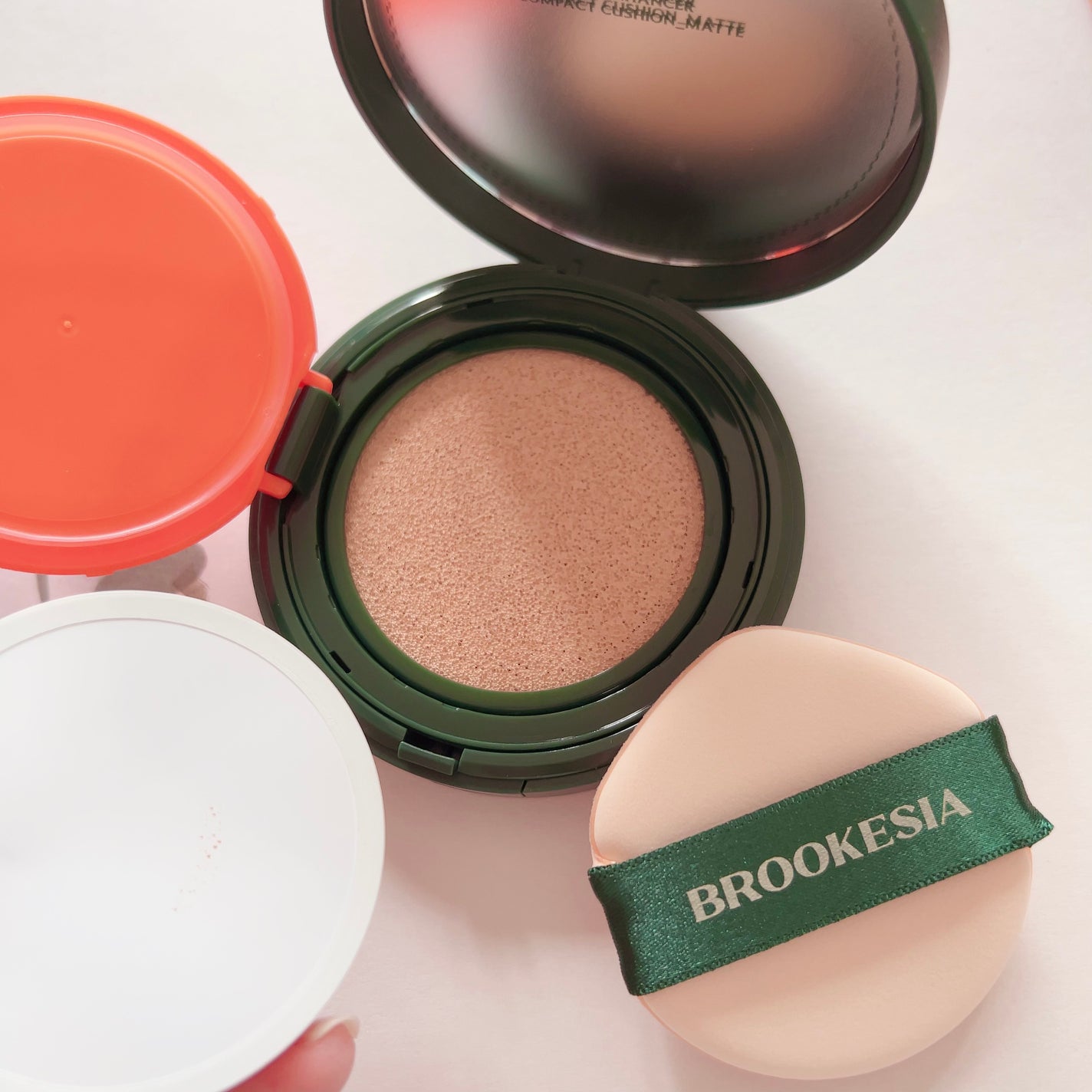 スキンエンハンサー コンパクト クッション (マット)/BROOKESIA/クッションファンデーションを使ったクチコミ(2枚目)