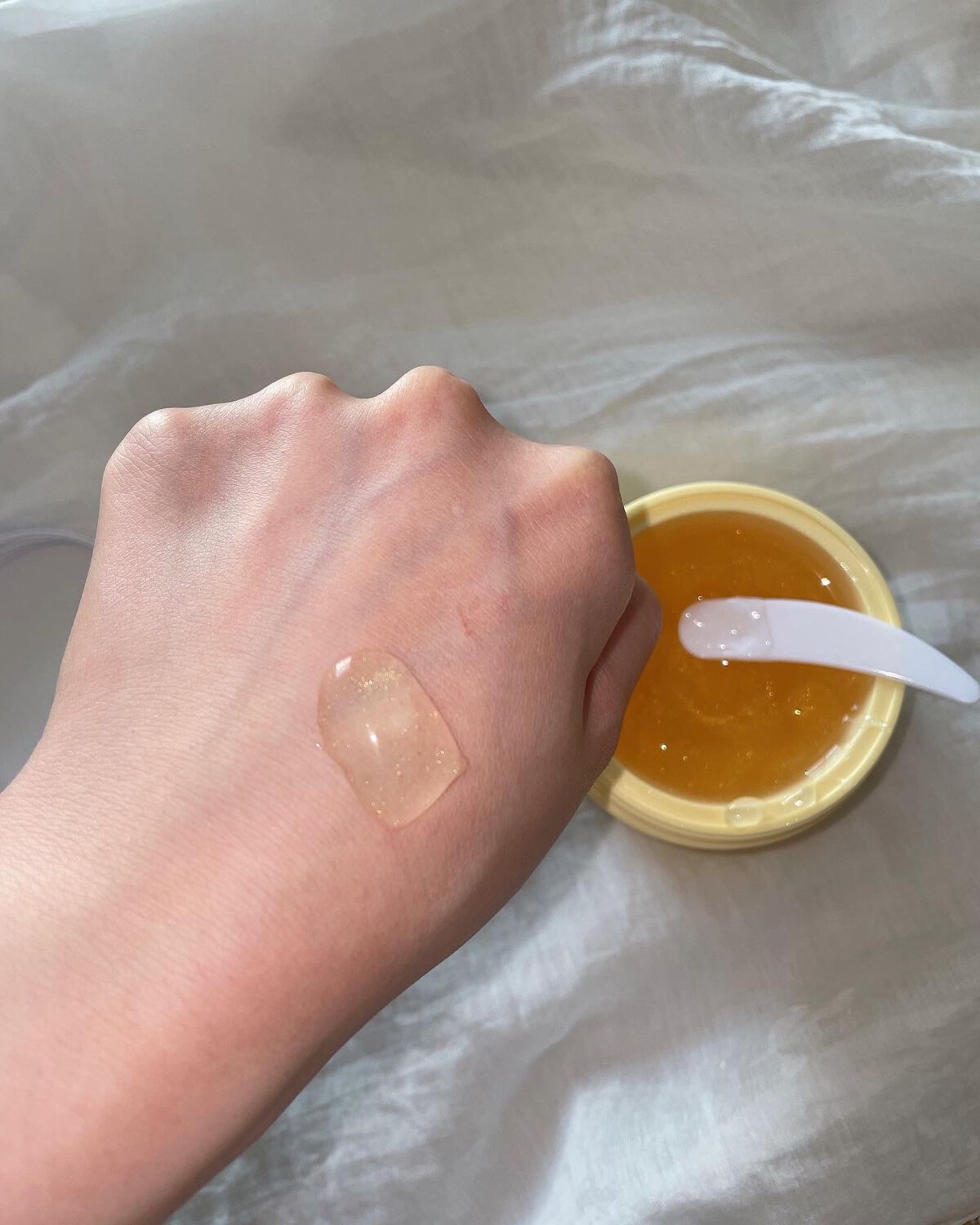 SNP ゴールド コラーゲン スリーピング パック/SNP/シートマスク・パックを使ったクチコミ(4枚目)