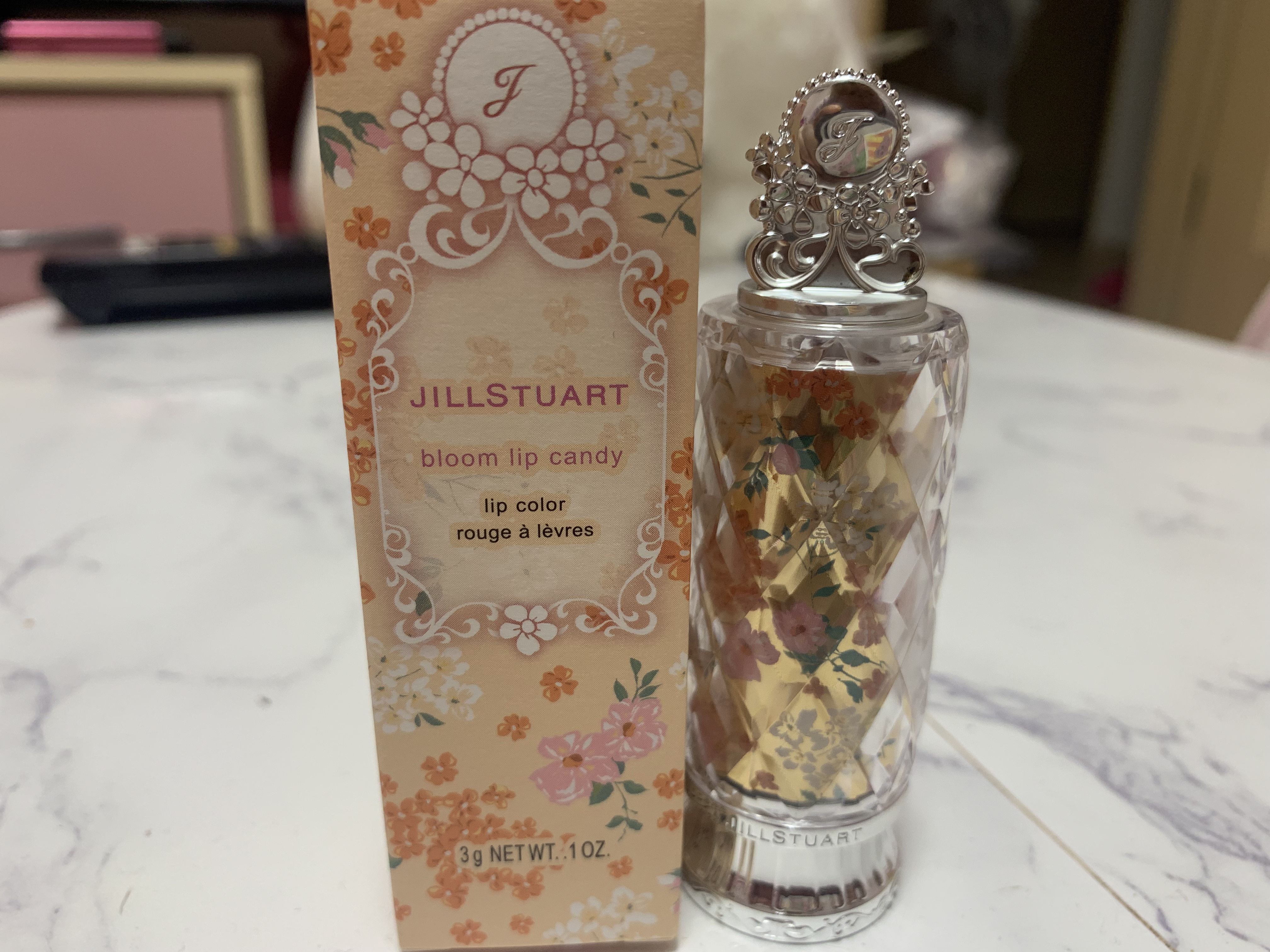 ジルスチュアート ブルーム リップ キャンディ 09 osmanthus breeze/JILL STUART/口紅を使ったクチコミ（2枚目）