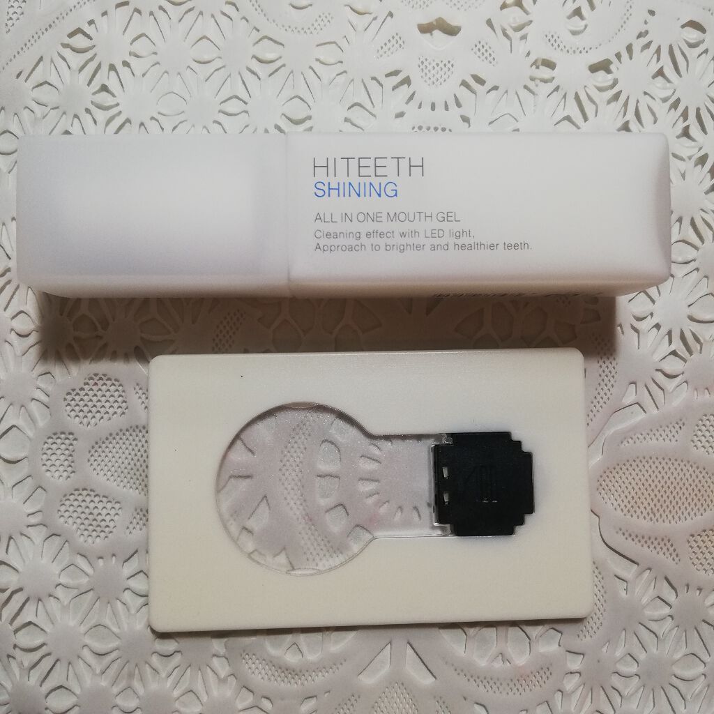 HITEETH ALL IN ONE MOUTH GEL SHINING LEDライト付き/R&/その他オーラルケアを使ったクチコミ（2枚目）