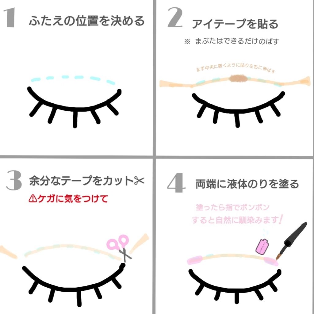 SH ダブルアイリッド/セリア/二重まぶた用アイテムを使ったクチコミ(3枚目)