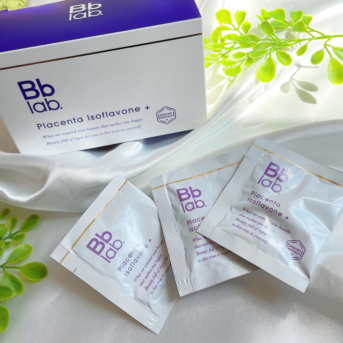 プラセンタ イソフラボン＋/Bb lab./美容サプリメントを使ったクチコミ（1枚目）