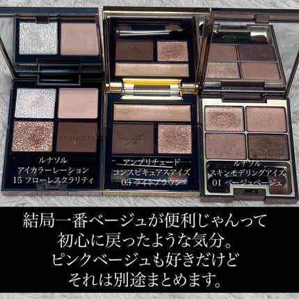 スキンモデリングアイズ/LUNASOL/アイシャドウパレットを使ったクチコミ(2枚目)