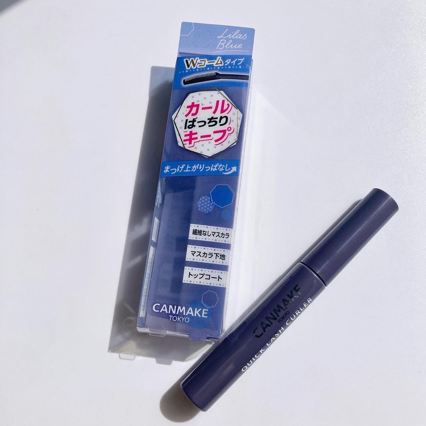 クイックラッシュカーラー LB リラブルー/キャンメイク/マスカラ下地を使ったクチコミ（2枚目）
