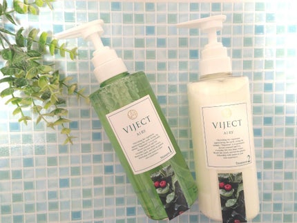 エアリースムース シャンプー/トリートメント/ヴィジェクト/市販シャンプーを使ったクチコミ(1枚目)